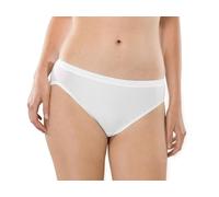 Schiesser Damen Slip 200766, Gr. 16 (XL), Weiß (100-weiss)
