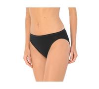 Schiesser Damen Slip 200766, Gr. 18 (XXL), Schwarz (000-schwarz)