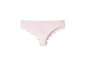 SCHIESSER Damen Slip - Brazil-Slip, Modal and Lace, Jersey mit Spitze, einfarbig Rosa S