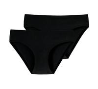 Schiesser Damen Slip - Invisible Cotton schwarz Gr. 44