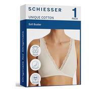 Schiesser Damen Unique Cotton BH, Off-White_183241, 80B