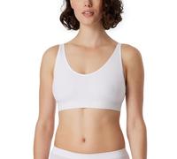 Schiesser Damen Soft BH mit Herausnehmbaren Pads Nahtlos - Classic Seamless,Weiss_181106,L