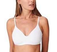 Schiesser Damen Soft Mit Spacer Schale BH-Träger, Weiß, 75A EU