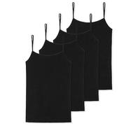 Schiesser Damen Spaghetti-Top Organic Cotton | 4er Pack