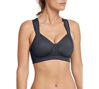 Schiesser Damen Softcup und Stützfunktion Active Sport-BH, anthrazit_161898, 70D