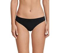 Schiesser Damen Sport Thong Thermounterwäsche - Unterteil, per pack Schwarz (schwarz 000), 46 (Herstellergröße: 046)