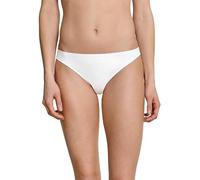 Schiesser String Invisible Lace Microfaser-Spitze Weiß Damen Größe 44