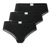 Schiesser Damen 3 PACK Tanga String mit Spitze - Modern Multipacks