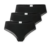 Cheeky-String 3er-Pack Spitze schwarz - Modern Multipacks 42