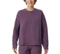 Schiesser Damen Sweatshirt Langarm Baumwolle-Mix + Relax Nachthemd, Malve_182062, 38