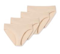 Schiesser Tai-Slip 2er-Pack 95/5 Bio-Baumwolle Damen Beige Größe 48