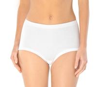 SCHIESSER Damen Taillenslip Maxi Feinripp 000005 4er Pack, weiss, Gr. 44