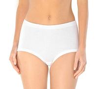 Schiesser Damen Taillenslip Maxi Feinripp 8er Pack, Größe:48;Farbe:weiss-100