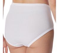 SCHIESSER Damen Taillenslips 6er Pack - Original Feinripp, Classic, Maxi Slip Weiß M