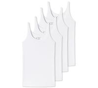 Schiesser Damen Träger-Top Organic Cotton | 4er Pack