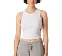 Schiesser Damen Trägertop Crop Top Doppelripp mit seitlichen Cut Outs Organic Cotton 150 Years