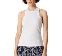 Schiesser Double Rib Tank Top Weiß Baumwolle Small Damen