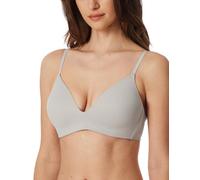 Schiesser Damen Trägertop mit herausnehmbaren Pads - Invisible Soft, grau-Jaspe_181768, 46