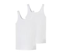 Schiesser Damen Unterhemd 2-Pack Trägertop - Unique Micro - Weiss - Größe 40