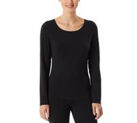Schiesser Langarmshirt Invisible Soft Warming Damen Schwarz Gr. 40 Rundhals