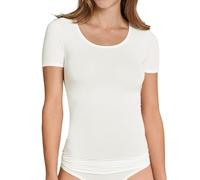 Schiesser Damen Unterhemd Personal Fit Shirt 1/2 Arm, Gr. 36 (Herstellergröße: S), Beige (naturweiss 412)