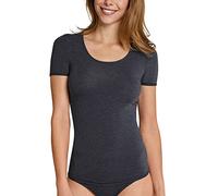 Schiesser Damen Unterhemd Personal Fit Shirt 1/2 Arm, Gr. 38 (Herstellergröße: M), Blau (Nachtblau 804)