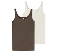 Schiesser Damen Unterhemd Top Trägertop 2er Pack Doppelpack - 162896