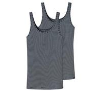 Schiesser Träger-Tops Modal Essentials 2er-Pack Damen Nachtblau Größe 46