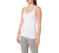 Schiesser Damen Unterhemd Trägertop, Gr. 40, Weiß (Weiss 100)