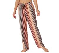 Schiesser Damen Webhose Schlafhose lang Viskose Web-Mix + Relax, Multicolor 1_180185, 36