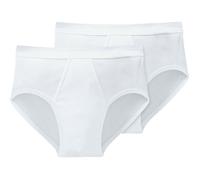 Schiesser Doppelripp Herren-Slip Cotton Essentials im 2er-Pack 5 weiß