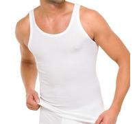 Schiesser cotton essentials Doppelripp Unterhemd 2er-Pack - Herren - 2x weiß in Größe 7