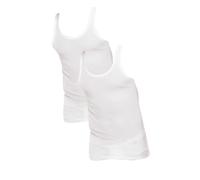 Schiesser Essentials Cotton Feinripp Shirt Doppelpack Uni weiß 205144/100