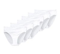 Schiesser - Essentials Cotton Slip - 145425-6er Spar-Pack (40, 6 X Weiß)