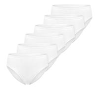 Schiesser - Essentials Cotton Slip - 145425-6er Spar-Pack (46, 6 X Weiß)