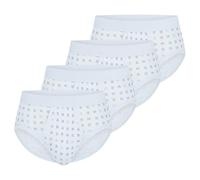 Slip SCHIESSER, Herren, Gr. 6, 2 Stk., blau (hellblau, bedruckt), 100% Baumwolle, Unterhosen Slip (656651-6) hellblau, bedruckt