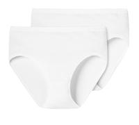 Schiesser Damen Hüftslip Größe 40 2er-Pack Weiß