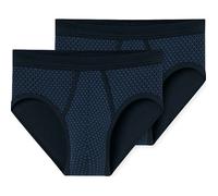 Schiesser Feinripp Herren-Slip im 2er-Pack 7 marine