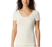 Schiesser Fine Rib T-shirt Champagner Baumwolle X-Large Damen