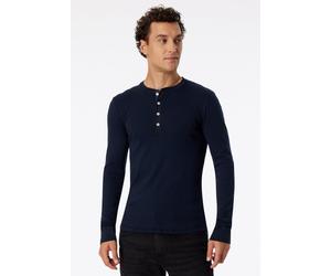 Schiesser Freizeit Langarmshirt Revival Karl-Heinz dunkelblau Herren, Größe 7