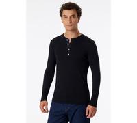 Schiesser Freizeit Langarmshirt Revival Karl-Heinz schwarz Herren, Größe 7