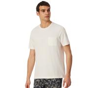 Schiesser Freizeit Tshirt Mix+Relax (100% Baumwolle) weiss Herren, Größe 54