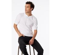 Schiesser Freizeit Tshirt Revival Karl-Heinz Kurzarm weiss Herren, Größe 4