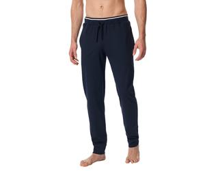 Schiesser Freizeithose Bündchen (100% Baumwolle) lang nachtblau Herren, Größe 50