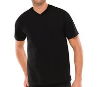 Schiesser Halbarm American T-Shirt V-Ausschnitt Doppelpack weiß