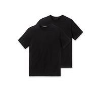 Schiesser Herren 2 PACK American Shirt Rundhals Unterhemd mit Arm