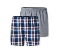 Schiesser Herren 2 Pack Boxershorts Baumwolle Jersey weich Multipack - Jerseyboxer