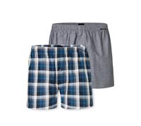 Schiesser Herren Boxershorts 2er-Pack Webboxer – Baumwolle, Webware – Sortiert