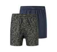 Schiesser Herren Boxershorts 2 Pack Jerseyboxer – Baumwolle Jersey weich – Sortiert 12_182427, 8
