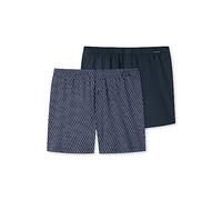 Schiesser Herren 2 Pack Boxershorts Baumwolle Jersey weich Multipack - Jerseyboxer, Multicolor 2_180845, 8/ XXL